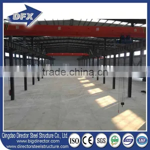 Steel Frame Workshop With Crane Steel Structures Design thumbnail-1
