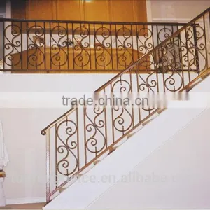 Ornamental Hot Dip Galvanized/wrought Iron/ Steel Stair Handrail thumbnail-6