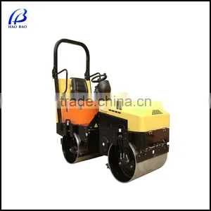 YL51C 1 Tondouble Drums Electric Start Hydraulic Vibratory Road Roller thumbnail-1