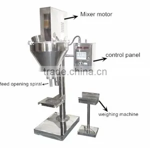 Easy Operation Semi Automatic Powder Filler Machine thumbnail-3