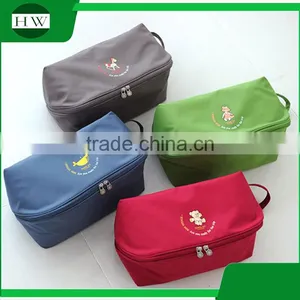 Popular Mini Portable Drawstring Polyester Material Custom Hanging Travel Toiletry Bag thumbnail-1