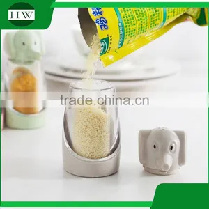 Kitchen Accessories Plastic Cartoon Elephant Seasoning Pot Condiment Container Spice Pots Box Tin Bottle Jar thumbnail-4