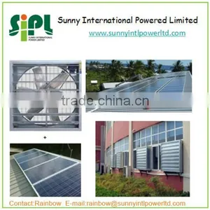 Vent Tool Large Scale Solar Panel Innovative Wall Mounted Industrial Negative Exhaust Fan thumbnail-6