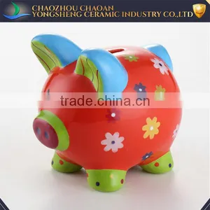 Hand Painted Gift Bonus Ceramic Money Saving Box for Kid thumbnail-1