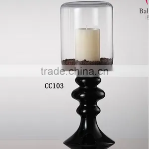 Unique Mason Oil Burner Lantern Candle Jars With Stemmed for Home Wedding Decoration thumbnail-2