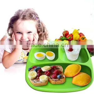 3 Division Silicone Dinning Mat for Baby Toddler thumbnail-1