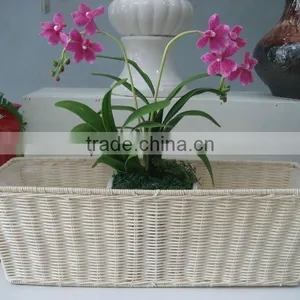 Rattan Flower Pot With PE Sheet Inside thumbnail-1