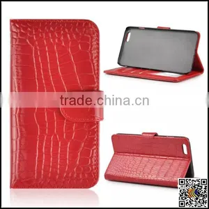 For IPhone 6 Leather Wallet Case, Crocodile Pattern Case for IPhone 6 Plus thumbnail-5