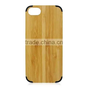 Universal PC Bottom Wooden Phone Case Natural Wooden Shell New Arrival Back Cover for IPhone 6 7 thumbnail-3