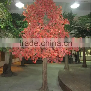2016 Hot Sale Artificial Maple Tree Plastic Maple Flower Tree thumbnail-1