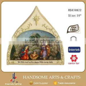 7.5 Inch Resin Home Decor Religious Items Hand Holy Family Statues thumbnail-5