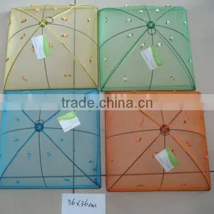High Quality Unfoldable Food Cover,fixed Food Cover With Flower thumbnail-5