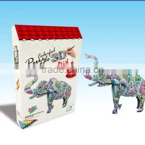 Новый 3D пазл из бумаги для рисования thumbnail-1