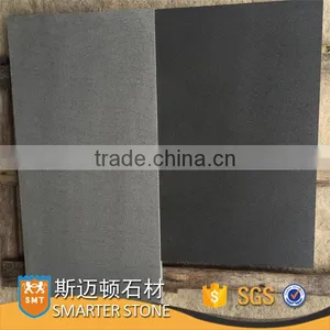 Hainan Black Basalt Natural Stone Basalt Black Honed Finish # 500 thumbnail-1