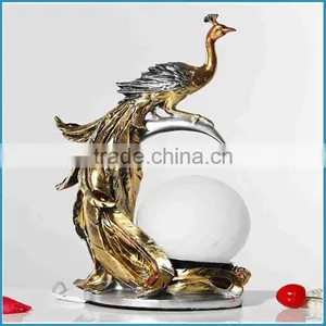 Hot Selling Resin Peacock Lamp thumbnail-1