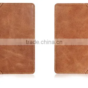 Retro Bifold Men Pure Leather Business Card Holder Fashion Card Wallet thumbnail-2