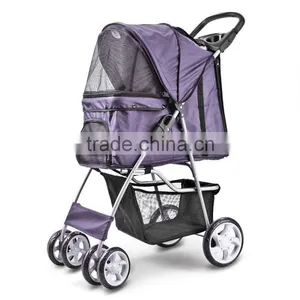 Pet Travel Stroller Pushchair Pram Jogger Buggy Swivel Wheels. H0116 thumbnail-6