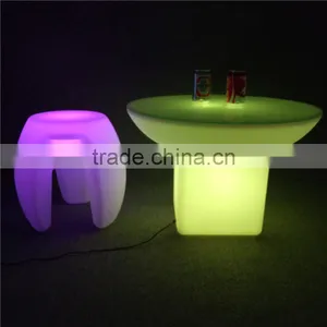 Modern Furniture VIP Lounge Furniture LED Light up Bar Table for Nightclub Pub Events thumbnail-4