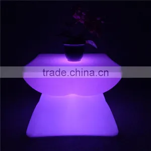 Best Selling Products 5050 RGB LED Glowing Bar Tables LED Poseur Table With 16 Changeable Colors 66*66*50cm thumbnail-2