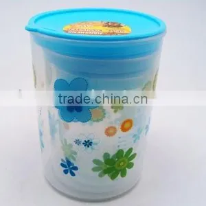 Moistureproof Colorful Three Size Plastic Sugar Canister thumbnail-1