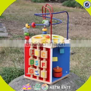 2017 New Design Funny Children Wooden Beads Toy W11B090 thumbnail-4