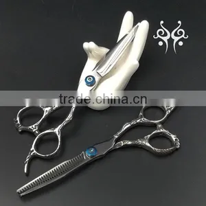 QJ-HS104 Customized Japanese Steel Slim Blade Hair Scissors Set For Professional Hair Cutting Scissors thumbnail-2