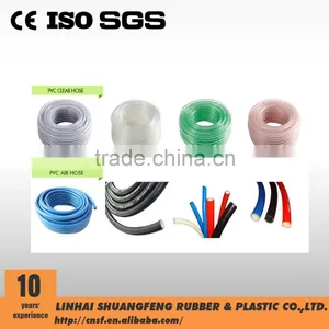 Non Smell Wire Spiral and Fiber Braid Flexible Pvc Hose,silicone Pvc Clear Hose,4 Inch Pvc Hose thumbnail-1