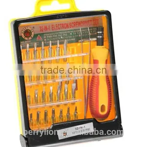 Berrylion 32pcs Tool Kit Metalic Precision Tool Kit Screwdriver Tool Kit thumbnail-1