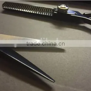 Professional Hairdressing Scissor Thinning & Hair Cutting Set 6" Black thumbnail-2