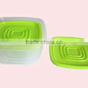 PP 5Pcs Multilayer Food Crisper Food Grade Plastic Container thumbnail-5