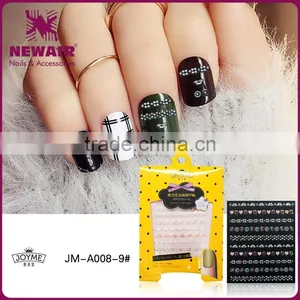 New Air Fashion Customized Body Metal StyleNail Art Stickers thumbnail-1