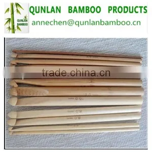 Natural Cheapest Bamboo Crochet Hook Kitting Needle thumbnail-1