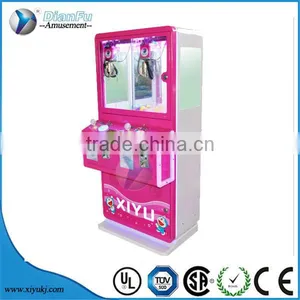 Amusement Park Arcade Double Players Claw Toy Crane Kids Coin Operated Game Machine for Sale thumbnail-1