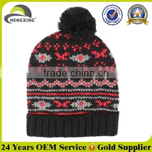 Knit Beanie Ski Personalise Woolly Knitting Pattern Ski Beanie Hat thumbnail-2