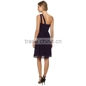 Wholesale One Shoulder Dress for Ladies thumbnail-2