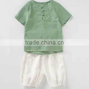 Zm35672a Wholesale Clothes Manufacturer 2017 Fashion Kids Clothing Set thumbnail-1