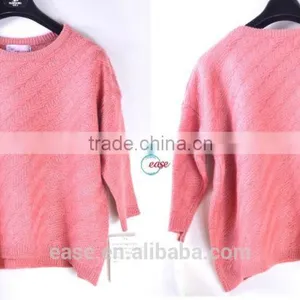Embossed Yarn Raglan Sleeve Design for 2016 Lady Sweater thumbnail-1