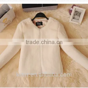 Winter Woman Fur Coat Girl Rabbit Fur Solid Brand Specials Short Jacket Rabbit Fur Coat thumbnail-3