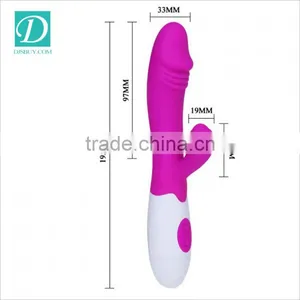 30Hz Silicone Vibrators Strong Vibrating Sex Products Woman thumbnail-3