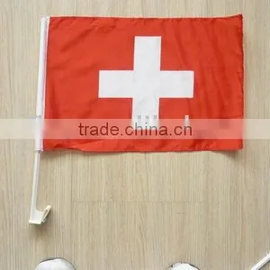 Red Cross Car Flag thumbnail-1