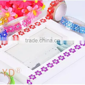 1.5cm*1m Floral Bling Rhinestone Deco Tape for Craft Decoration thumbnail-4