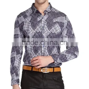 Custom Design Pattern Men Shirt Popular Garment Factories in China thumbnail-1