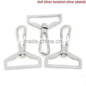 Lobster Swivel Clasps For Key Ring Silver Tone 6x4.5cm,20PCs,Customize thumbnail-1