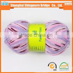 China Knitting Yarn Gold Supplier Hot Wholesale 2016 New Fashion DIY Wool Sock Yarn for Knitting thumbnail-4