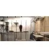 Custom Shop Fixtures / Polish or Mirror Acrylic + Stainless Steel Garment Display Rack thumbnail-1