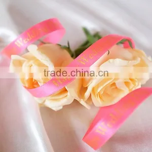 Decorative Printed Polyester Satin Ribbon,Baby Girl Ribbon thumbnail-2