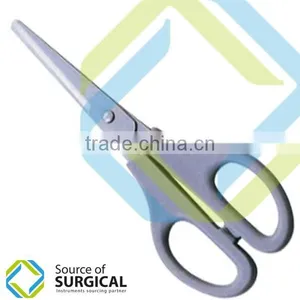 High Quality Stainless Steel Plastic Handle Scissors Made in Pakistan B-PHS-47 thumbnail-1