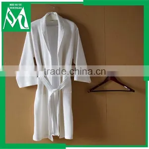 Custom Logo Waffle Beauty Robe/bathrobe White Cheap Price thumbnail-1