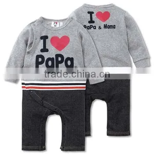 New Design Long Sleeve Terry Baby Romper thumbnail-3