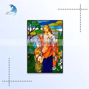 Custom Design Classicism Mosaic Panels Balcony Window Stained Glass thumbnail-4